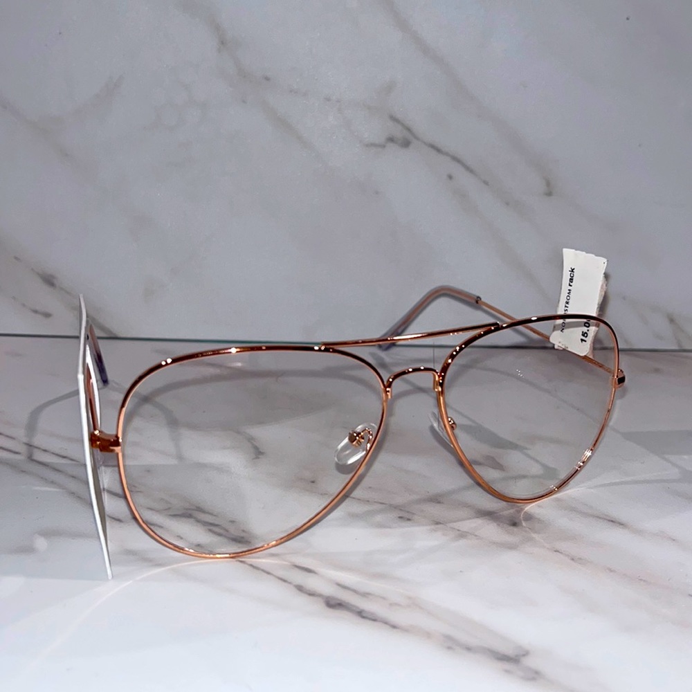 NEW Bp rose gold glasses